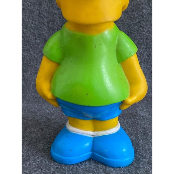 Bart Simpson Green Shirt Vintage 1990 The Simpsons Matt Groening 9" Coin Bank - Picture 4 of 7